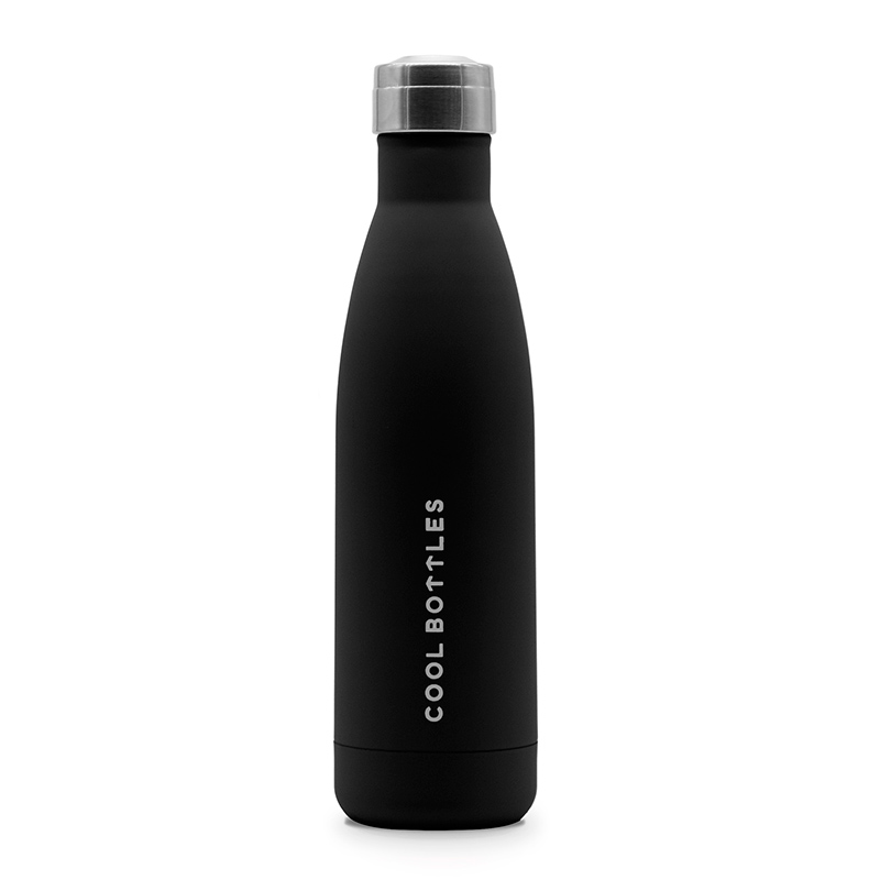 botella de acero inoxidable Mono Black