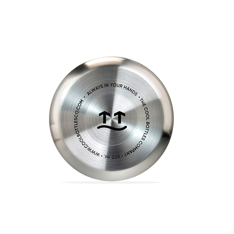 Botella de acero inoxidable Metallic Silver