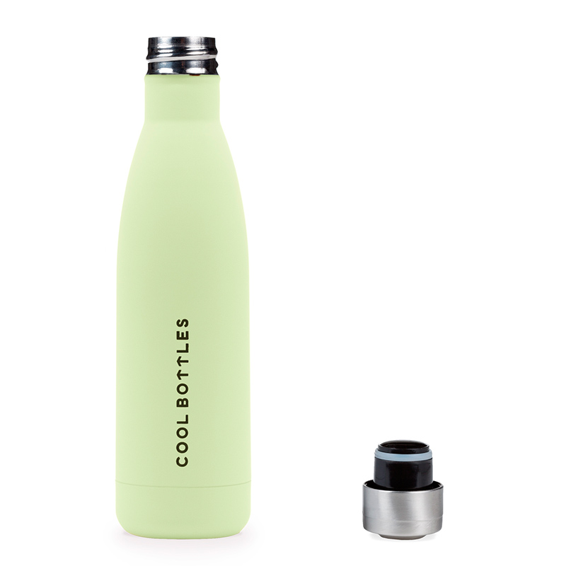 Botella de acero inoxidable Pastel Green