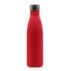Botella de acero inoxidable Vivid Red