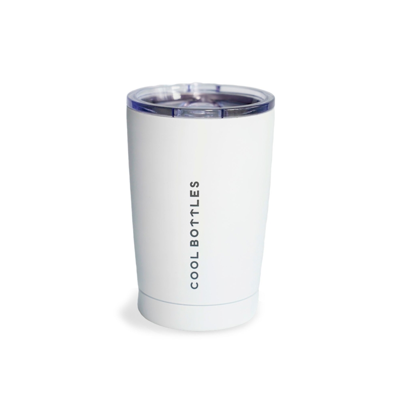 Vaso de acero inoxidable Mono White