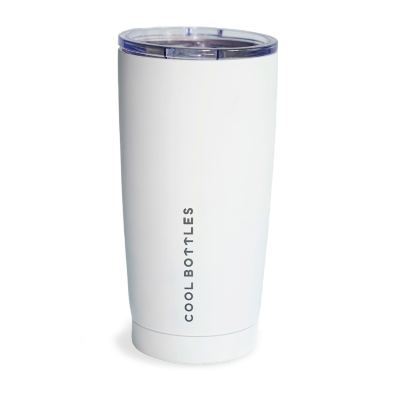 Vaso de acero inoxidable Mono White